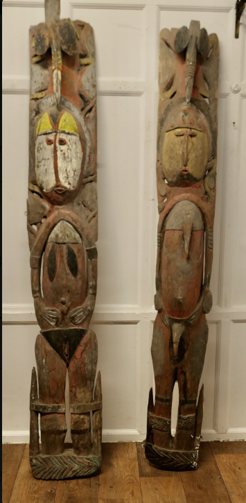 african marriage figures – pair of carved panels african marriage figures – pair of carved panels